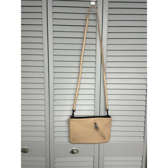 Gap crossbody zipper purse peach 9.5x7x.5 - Picture 1 of 6